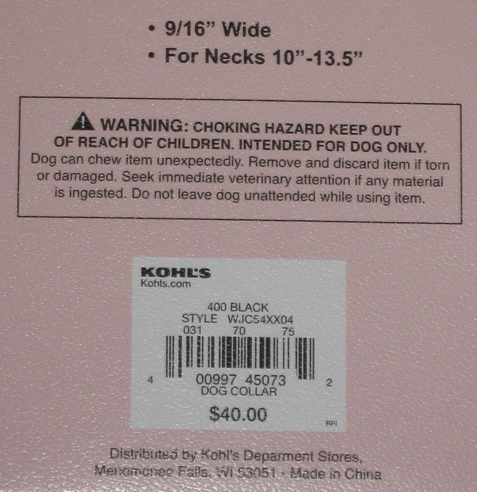 Новый в коробке $40 Juicy Couture ограниченного тиража собаки воротник змея черное золото 10-13,5» #MS02 - Изображение 2 из 2