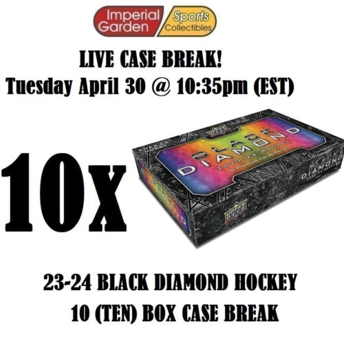 23-24 BLACK DIAMOND HOCKEY 10 BOX CASE BREAK #4443 - Pittsburgh Penguins - Picture 1 of 3
