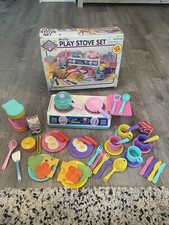 Vintage Gourmet Kitchen Wind Up Play Set