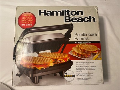 Hamilton Beach 25460Z Panini Press - Silver