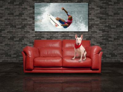 Affiche sur toile Wave Art - Impression à l'encre sans cadre