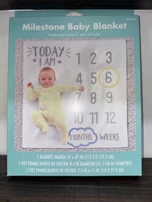 Baby  Milestone Blanket - Baby Shower Gift