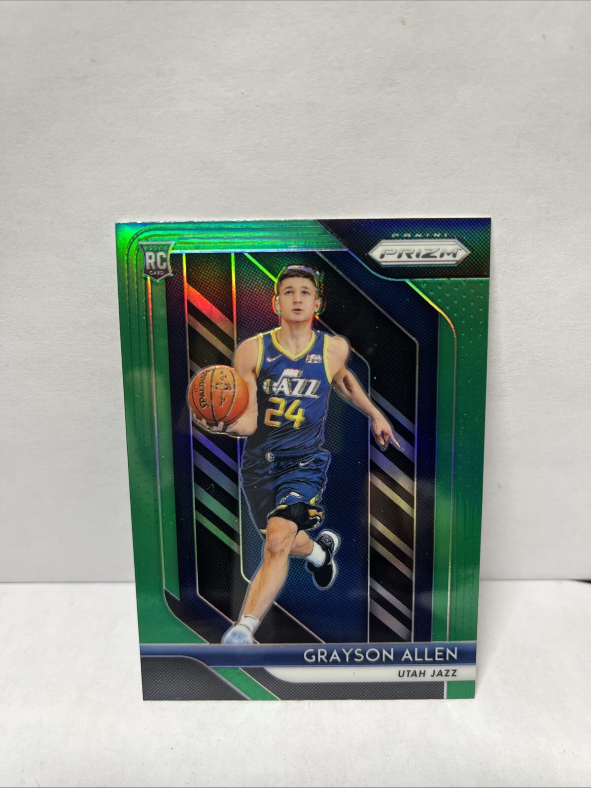 GRAYSON ALLEN - 2018-19 Panini Prizm - Green Refractor - Rookie RC - #123