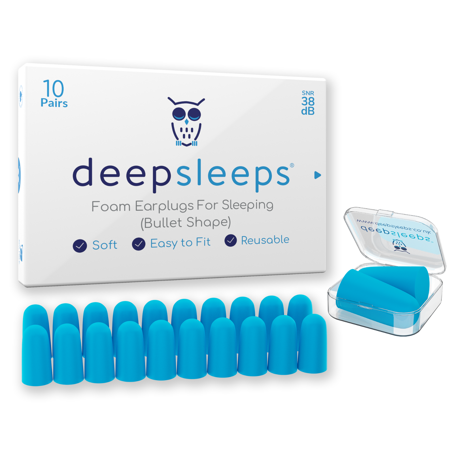 Deep Sleeps Soft Foam Ear Plugs Sleep Noise Cancelling Earplugs Sleeping eBay