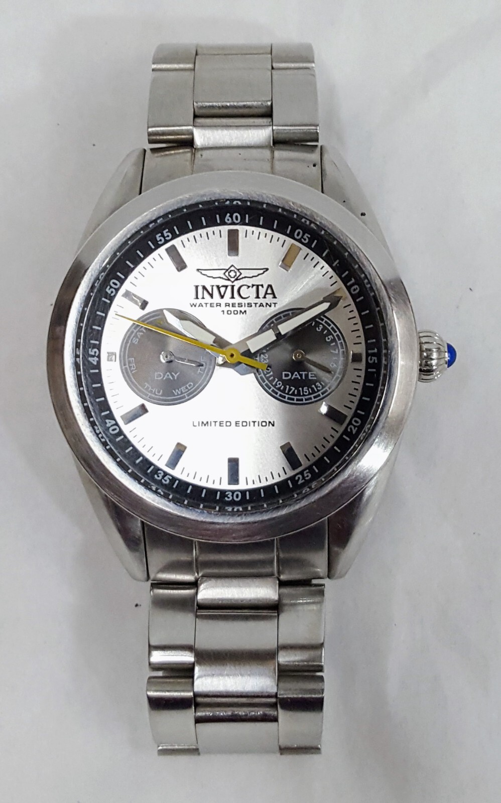 Invicta Speedway Multi-Function Silver Dial Stain… - image 5