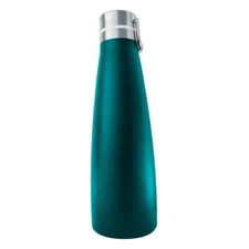 Letsfit S01 16-fl oz. Stainless Steel Water Bottle, Deep Green, BOA Free