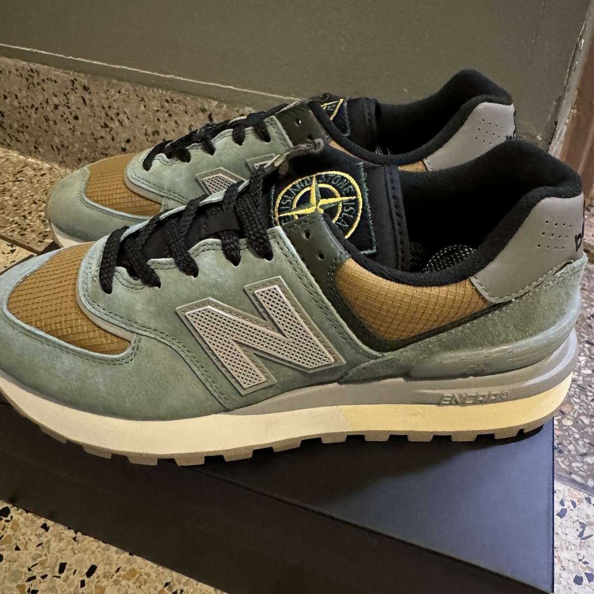 Stone Island New Balance 574 Legacy Green Clay Size UK8.5 Stone Island New Balance 574 Legacy Green Clay Size UK8.5