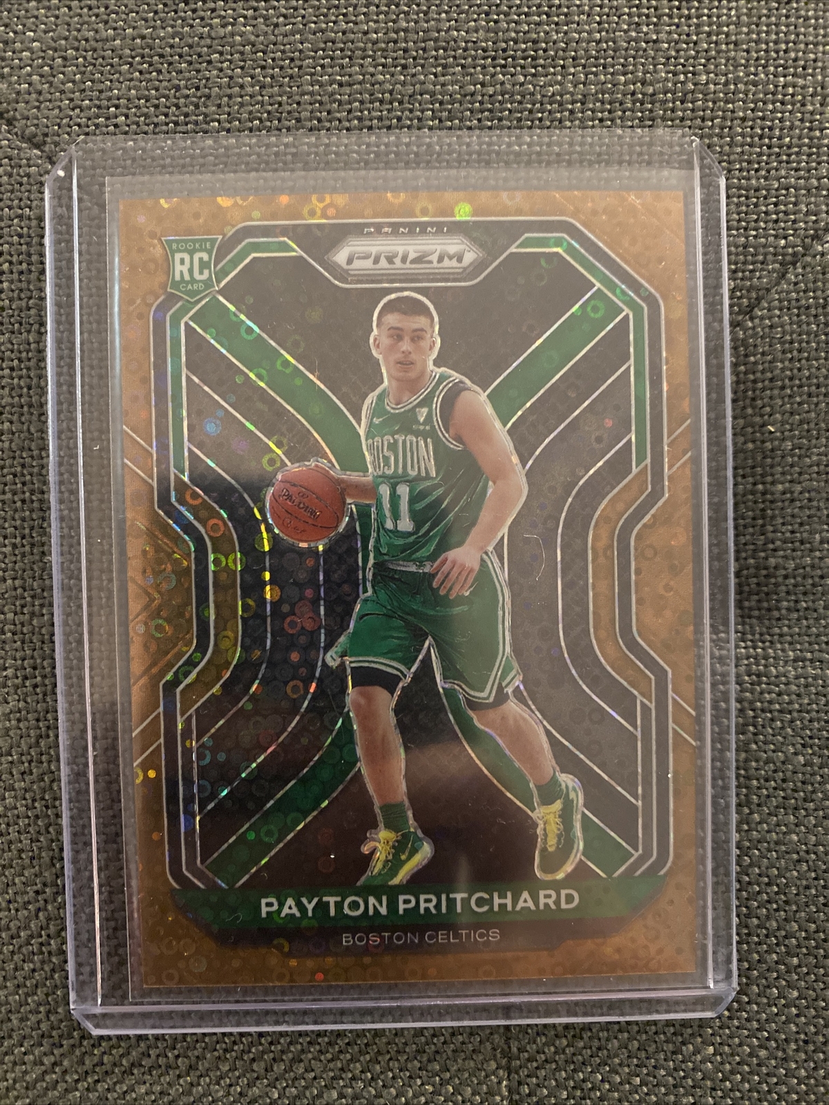 2020 Prizm Payton Pritchard #257 Fast Break Bronze Rookie SP /20 Celtics RC