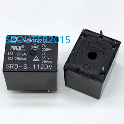 5PCS SRD-S-112DM Relay 12VDC 15A 4PINS NEW #D1*