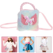 Girls Purse Handbag Fluffy Crossbody Girl Handbag Messenger Bag Pouches
