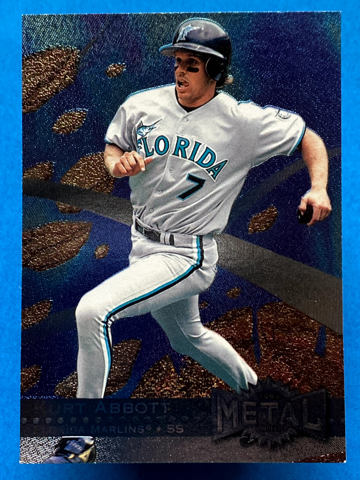 Kurt Abbott 1996 Metal Universe #161 Florida Marlins