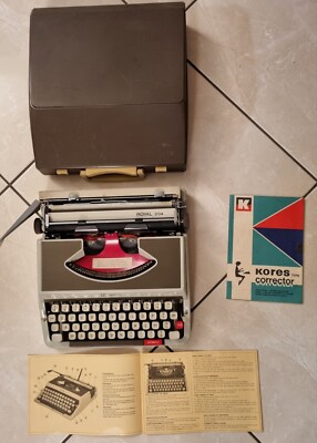 SINGER ROYALITE VINTAGE Macchina Da Scrivere Typewriter Singer Royalite - Foto 2