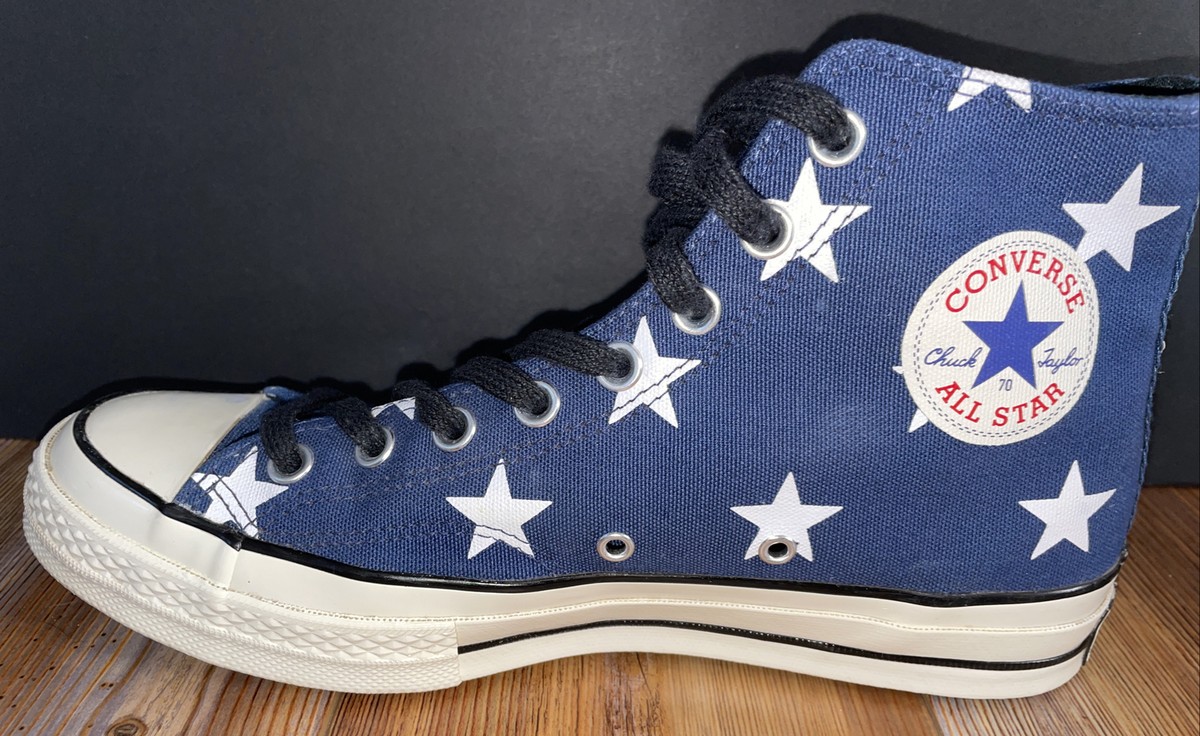 Converse Chuck 70 Hi Archive Print NAVY STARS Canvas 163409C