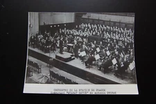 Antique Silver Print Press Photo: Prague Radio Orchestra Czech Republic