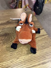 Disney store. Mini Bean Bag Pumbaa 8" Ex w/Tag  Lion King Hakuna Matata