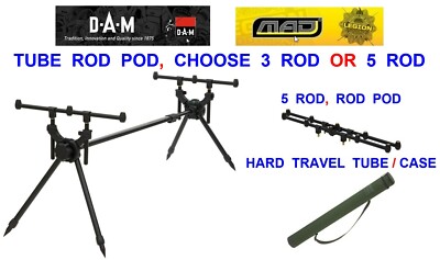 DAM MAD TUBE ROD POD+TRAVEL TUBE CASE CARP FISHING OR ROD SAME