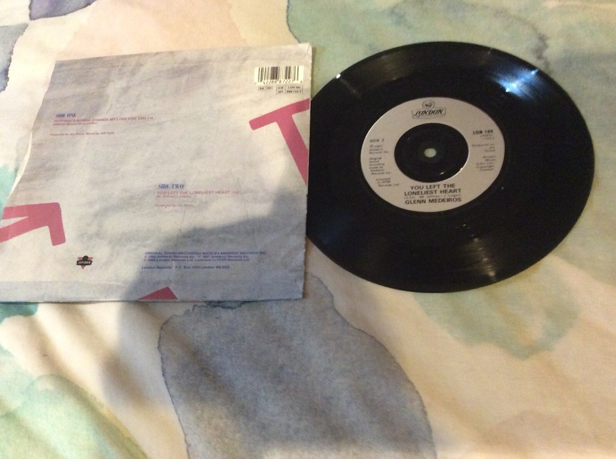 Glenn Medeiros Nothing's Gonna Change My Love For You 7” Vinyl