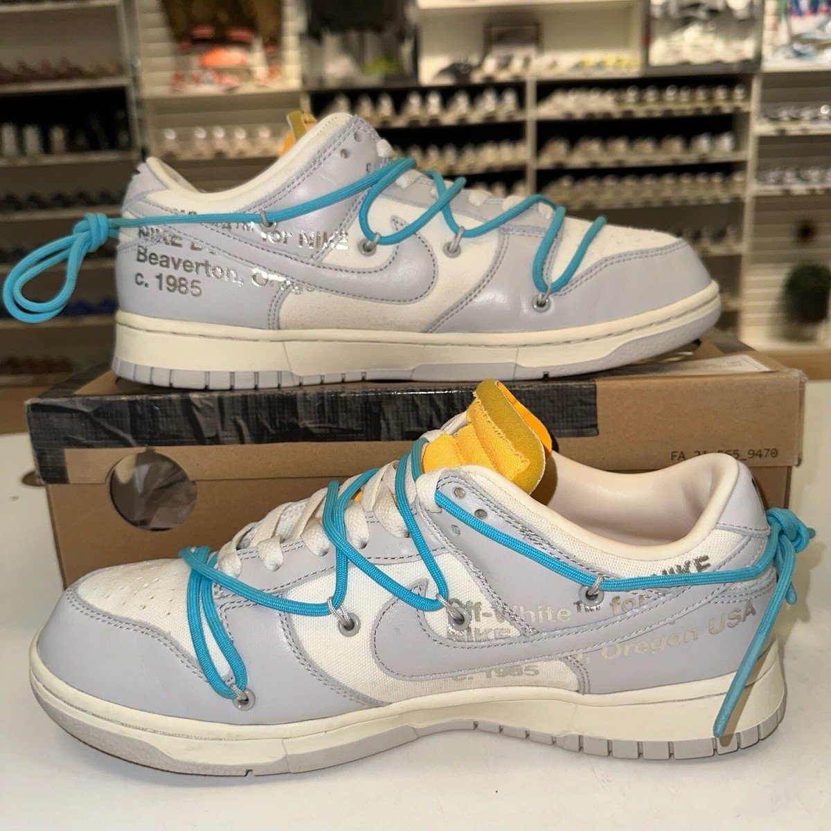 Size 9.5 - Nike Dunk Low x Off-White 'Lot 02 of 50' DM1602 Size 9.5 - Nike Dunk Low x Off-White 'Lot 02 of 50' DM1602