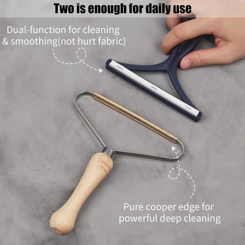 Pet Hair Remover for Couch - 2 Pack Dog Cat Hair Remover for Furniture Portable - Picture 2 of 7