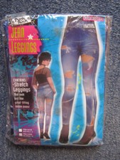 JEAN LEGGINGS PUNK ROCK FOR ADULTS  NEW   **** GREAT *** MUST SEE ***