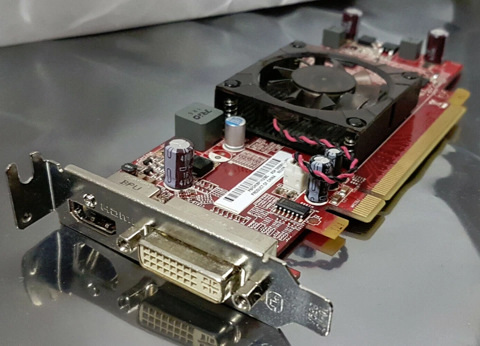 ATI/AMD Radeon HD 5450 512MB PCIe Video Graphics Card HP 109-B89031-00B Low Pro. - Image 2 of 4