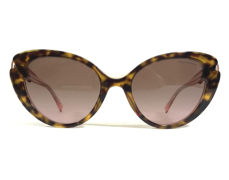 Gafas de sol Tiffany & Co TF4163 8290/9T rosa claro marrón tortuga con lentes rosas Foto 2 de 4
