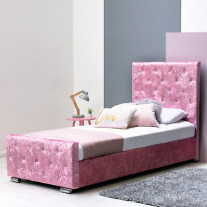 girls pink single bed