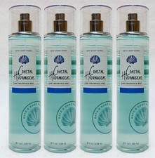 4 Bath  Body Works COASTAL HYDRANGEAS Fine Fragrance Mist Body Spray 8 oz