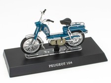 Mobylette PEUGEOT 104 1/18 Leo Models Miniature Scooter Moto M011