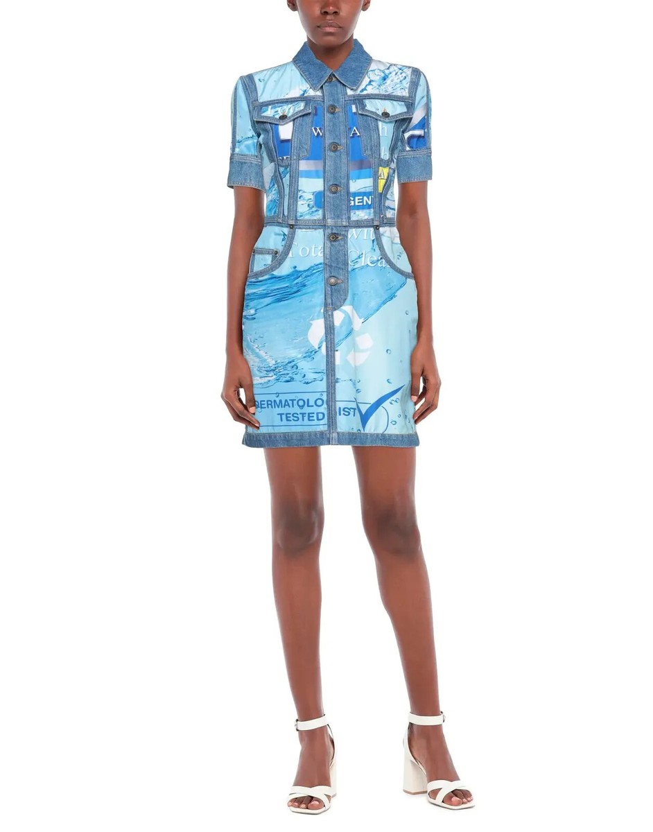 MOSCHINO COUTURE 2019 Fall Runway Collection Denim Water Dress US 8 IT42 NWT | eBay MOSCHINO COUTURE 2019 Fall Runway Collection Denim Water Dress US 8 IT42 NWT | eBay