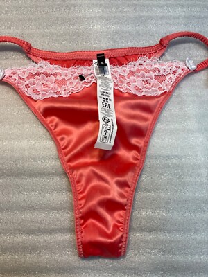 SEXY LIQUID SHINY SILK G-STRING FUCSIA THONG PANTIE WOMAN LOW WAIST LINGERIE