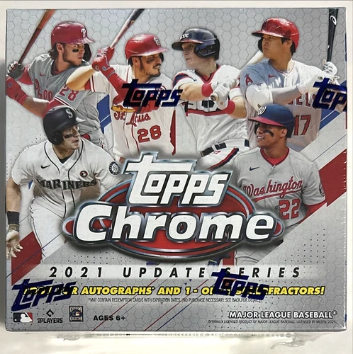 2021 Topps Chrome Update Series MLB Baseball Mega Box New Factory Sealed A