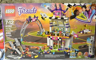 Lego Friends The Big Race Day 41352 Building Kit Mini Go Karts and