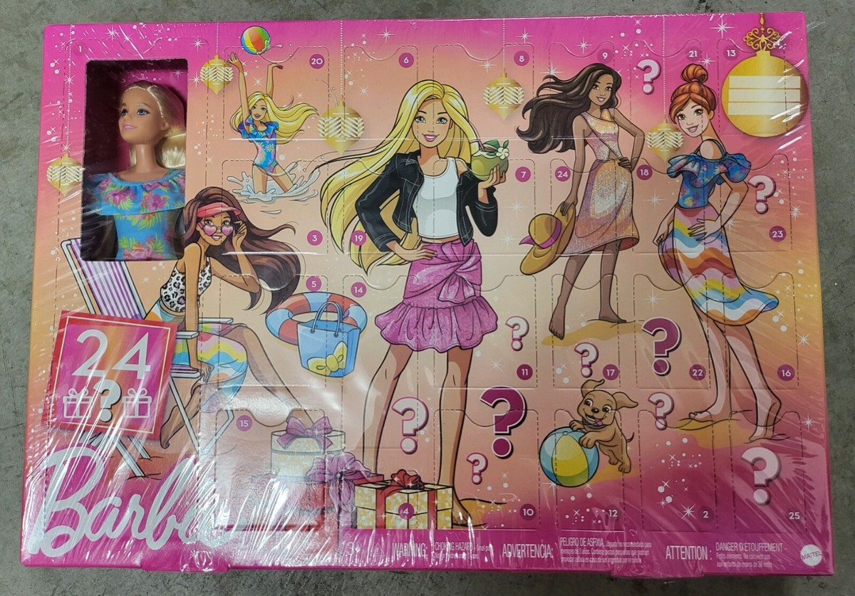 Barbie Advent Calendar Holiday 2021 Doll Day To Night 24 Surprises