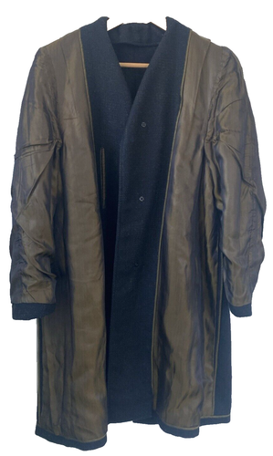 Vtg 50s ATOMIC Fleck Wool Topcoat Hollywood Overcoat Ivy Trad MCM Rockabilly - Picture 16 of 23