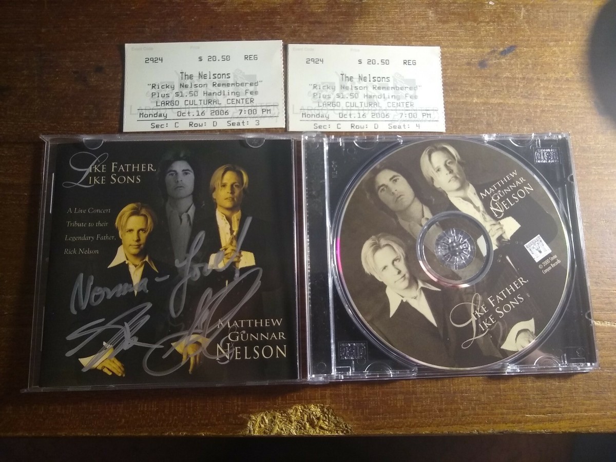 MATTHEW & GUNNAR NELSON Like Father Like Sons CD RICK NELSON