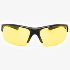 Sport Wrap Hd Night Driving Vision Anti Glare Safety yellow tinted Sunglasses