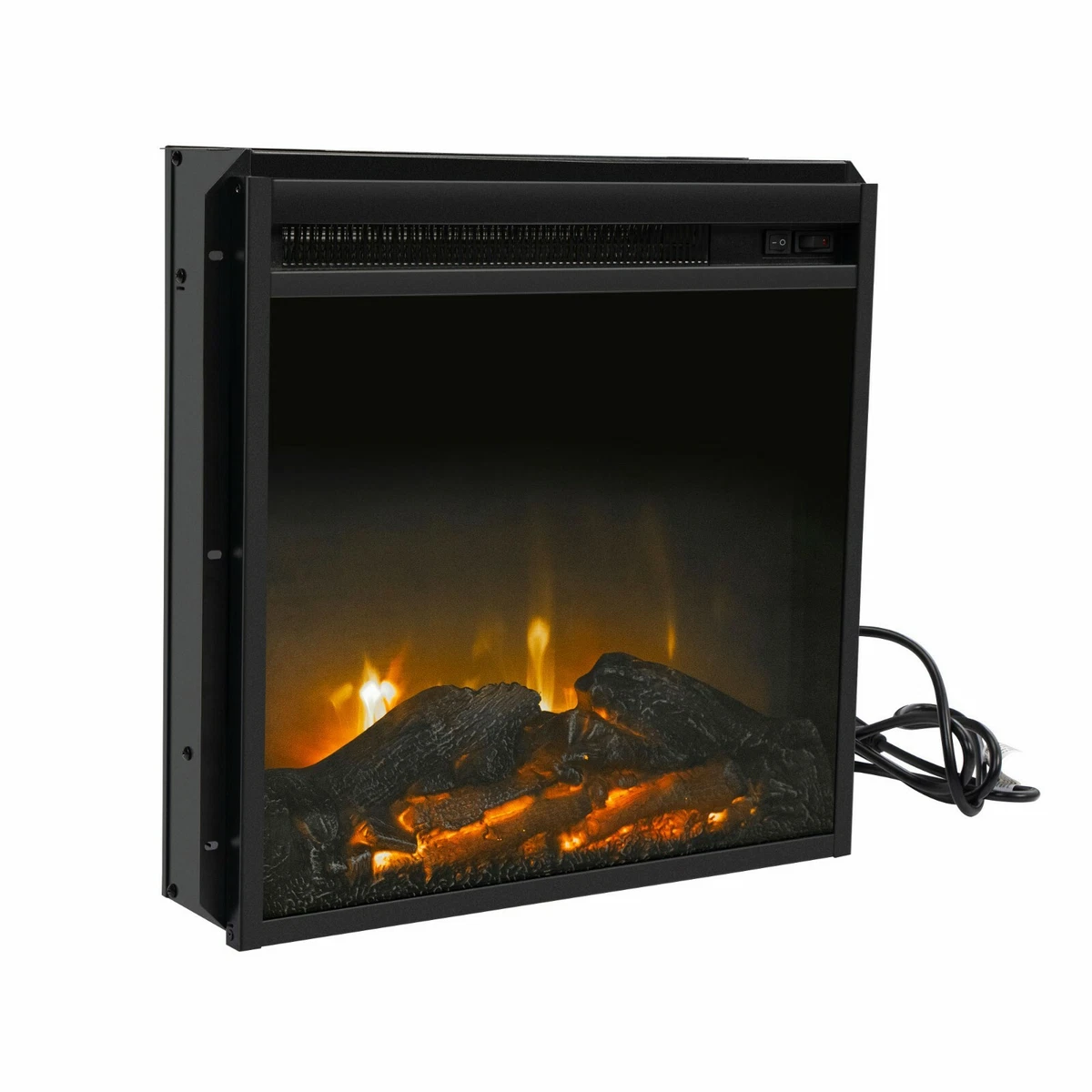 Electric Fireplace Insert 18u0026#034; Electric Stove Heater with Hearth Flame  Settings | eBay