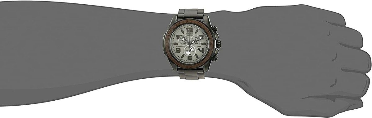 ★逆輸入★CITIZEN ECO-DRIVE CHRONOGRAPH MENS AT2278-58H Citizen CTO Eco-Drive Gray Stainless Steel Watch | CITIZEN
