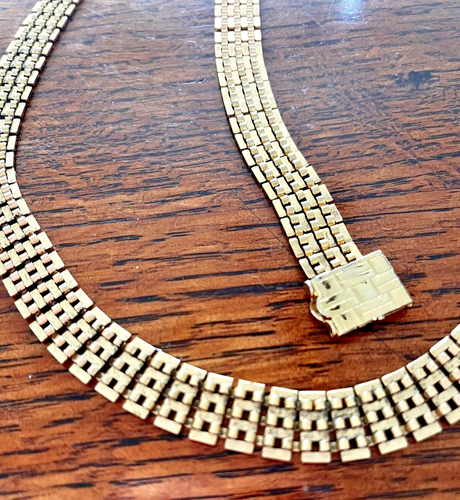 1950s VTG SARAH COVENTRY INTRIGUE Necklace & Bracelet Set Goldtone Metal NICE! - Picture 7 of 8