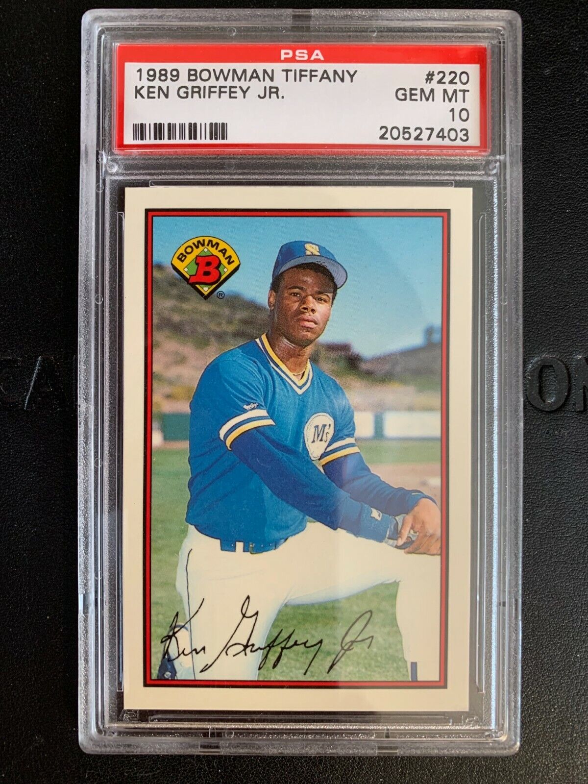 89 Bowman Tiffany Ken Griffey Jr. Rookie Card –