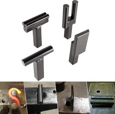1 Inch Blacksmith Anvil Forge Hardy Hot Cut Creasing Stake Fuller Bending Set