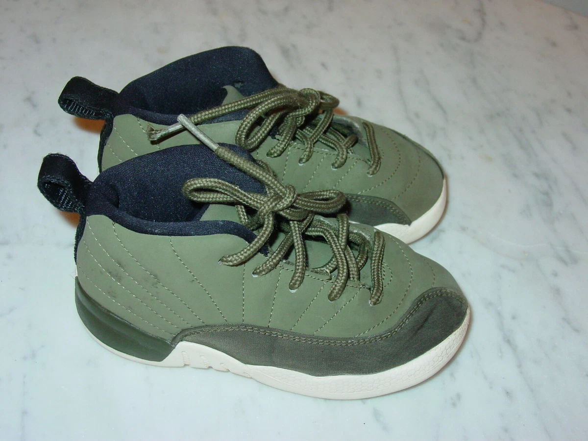 Jordan 12 olive green 2018 hotsell