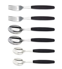 Giesser Messer 6er Set Besteck Besteckset 2 Stück Löffel + Teelöffel + Gabel