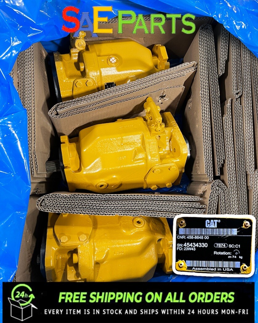 OEM NEW CAT 458-8648 Hydraulic Piston Pump For 24 CAT Motor Grader