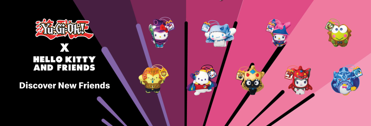 2024 McDonald's Happy Meal Toys Yu-Gi-Oh / Hello Kitty! Same Day