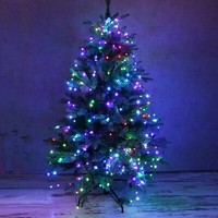Led Baummantel Lichterkette 12 SträNge 252LED Bunt 13Funkt. Fernbedienung 2,1M