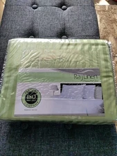 Raj Linen Premium Bed Sheet Set Egyptian Cotton, Green For Camper & Motorhomes