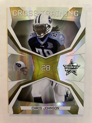 Chris Johnson 2008 Leaf Rookies & Stars Cross Training 360/500 RC #CT-4