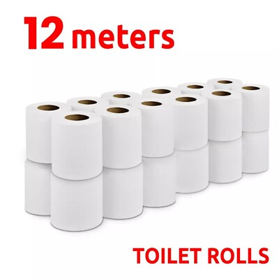 Toilettenpapierrollen Gesteppt Prägepapier Luxus 2-lagig Seidenrolle 36,72,144,288 Bulk